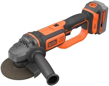 Black+Decker BCG720M1 Battery Angle Grinder 18 V