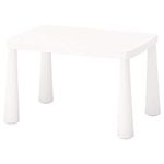 Mammut Children's Table, in/Outdoor White, 77x55 cm (30 3/8x21 5/8") (White)