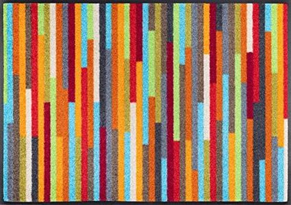 wash+dry Fußmatte, Mikado Stripes 60x85cm, innen, waschbar, bunt