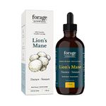 Forage Hyperfoods - Lion’s Mane Tincture, With Premium Mushroom Extract, For Memory Improvement and Nerve Support, Dual Extract, Original, 118 ml