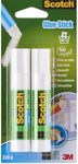 Scotch Permanent Glue Stick Solvent-free, 2 Sticks, 8 g per Stick - Water-based Strong-Hold Adhesive Stick for Arts & Crafts