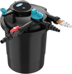 AllPondSolutions Koi Pond Filter with UV Steriliser – 2-in-1, 12000L