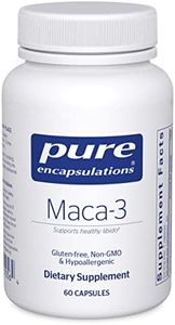 Pure Encapsulations Maca-3 | Hypoallergenic Supplement Promotes Healthy Libido and Reproductive System Function | 60 Capsules