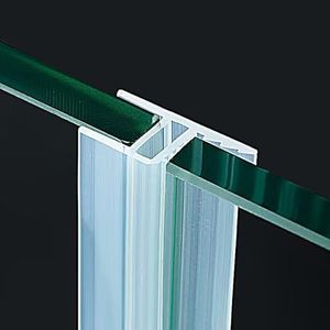 Thickened Shower Glass Door Seal, 120 Inch Silicone Soft Shower Door Seal for Stopping Water Leaks, Frameless Seals (Rectangles)