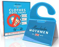 MANCHESTER MOTHMEN Moth Killer | 5 Professional Clothes Moth Trap | Moth Repellent For Wardrobes | Carpet Moth Treatment | Anti Moth Product | Paper Pheromone Traps For Wardrobe | Carpet Beetle Killer