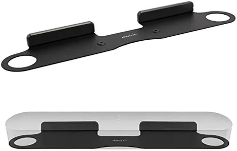 Mount-It! Soundbar Mount for Sonos Beam, Compatible with Generation 1 & 2, Sonos Beam Mounting Bracket Under TV, Includes All Necessary Mounting Hardware, Black