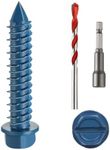 3/16" x 1-1/4" Concrete Screws, 100