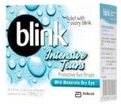 3 PACK OF Blink Intensive Tears Preservative Free Eyes Drops 20 x 0.4ml