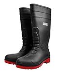 Scan SCAFWWELL10 Industrial Work Safety Wellington Boots Steel Toe Cap- Size 10