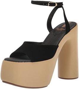 Sam Edelman Women's Grayson Platform Sandal, Black, 7 US