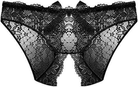 Sexy Costume Adult Women Women's Lace Underpants Sexy Low Underwear Crotch Panties Briefs Waist Open Sexy Teacher Costumes for Women Plus