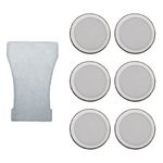 Ruiwaer 7PCS Ultrasonic Mist Maker Disk Fogger Replacement Ceramics Discs Ultrasonic Mist Maker Water Fogger Ceramics Discs Atomizer Humidifier Accessories Humidifier Parts