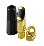 Otto Link OLMA 6 STAR Size 6 Star Super Tone Master Metal Mouthpiece for Alto Saxophone - Gold