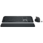 Logitech MX Keys S Combo - Performance Wireless Keyboard and Mouse with Palm Rest, Customizable Illumination, Fast Scrolling, Bluetooth, USB C, for Windows, Linux, Chrome, Mac - Graphite