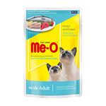 Me-O Pouch Wet Cat Food Tuna Chicken in Jelly 80 G - Adult Pack of 6