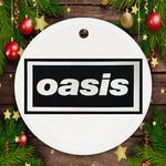 Oasis Ceramic Christmas Ornament Rock Gift Idea Decor New Home Friend Gift