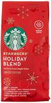 Starbucks Holiday Blend Medium Roast Ground Coffee, 190g, Box