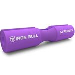 Advanced Squat Pad - Barbell Pad for Squats, Lunges & Hip Thrusts - Neck & Shoulder Protective Pad Support (Purple)