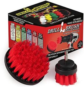 Drill Brush - Cordless Drill - Drill Brush Attachment - Cleaning Brush for Drill - Drill Brush Set - Drill Scrubber - Drill Attachments - Outdoor - Concrete - Garden - Patio - Bird Bath - Headstones