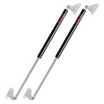 PAMAGOO 23 inch Gas Strut 67 lbs 300 N Per Prop, 23" Gas Spring Shock with L-Type Mounts Lift for Toolbox lid Window Floor Door Cabinet Cover (Fit 53-73 lbs Lid) Qty 2