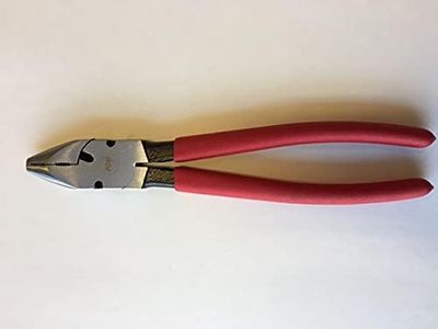 NMI Fence - 10" Utica Style Fence Pliers- Round Nosed - Red Handle …