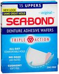 Sea-Bond Original Denture Adhesive Wafers Uppers, 30 count (Pack of 3) by Sea-Bond (English Manual)