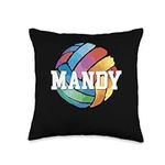 Mandy Volleyball Custom Name Throw 