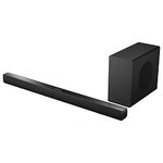 Sylvania SB378W 37-inch 40-Watt 2.1-Channel Bluetooth Sound Bar with Wireless Subwoofer Black