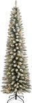 WeRChristmas Pre-lit Snow Flocked P