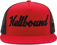 RED DEVIL CLOTHING Hellbound Trucker Hat - Hats for Men - Baseball Cap Red/Black
