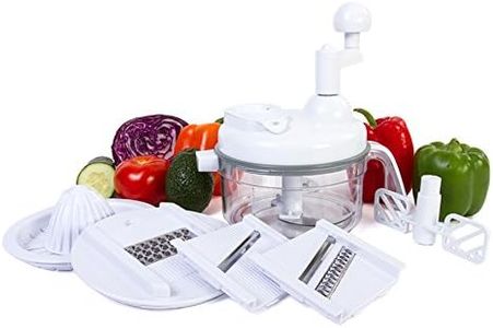 Ultra Chef Express Food Chopper - 7 in 1 Chopper, Mixer, Blender, Whipper, Slicer, Shredder, Julienne and Juicer