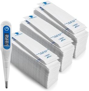Thermometer Probe Covers - Pack of 300 - Universal and Disposable Probe Cover Box for Digital Thermometer for Accurate Sanitary Oral, Rectal and Underarm Digital and Glass Thermometers Reading