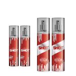 Layer'r Shot Red Stallion Fragrant Body Spray for Men | Long Lasting Fragrance (135ml) (Pack of 2)