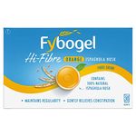 Fybogel Hi-Fibre, Orange, 30 Sachets, Ispaghula Husk, Constipation Relief, Maintains Regularity, Fibre, Easy to Use, Helps Digestive System, Natural, Laxatives, Digestion and Nausea