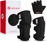LaScoota Kids Knee Pads and Elbow Pads Set | Protective Gloves, Elbow and Knee Pads For Kids | Skateboard Protective Gear, Rollerblade Pads, Roller Skate Pads, Beginners Scooter and Skateboarding Pads