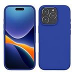 kwmobile Case Compatible with Apple iPhone 16 Pro Max Case - TPU Silicone Phone Cover with Soft Finish - Baltic Blue