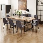 FURNITO 71'' Dining Table Set for 8