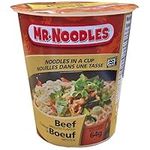 MR. NOODLES Cup Beef 64g x 12