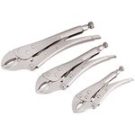 Draper Redline 67825 Self Grip Curved Jaw Pliers Set (3-Piece)