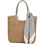 Rejolly Straw Tote Bag for Women Be