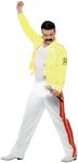 Smiffys 48299L Queen Freddie Mercury Costume, Yellow, 42-44-Inch