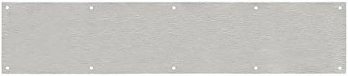 Designers Impressions Satin Nickel 6" x 34" Kick Plate: 609421