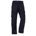 LA Police Gear LAPG Men's Basic Operator Pants, Water-Resistant, Lightweight & Durable Tactical Hiking EDC Pants for Men, Navy, 34W x 32L