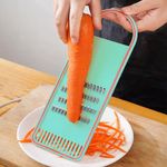 Wolpin Multifunctional Vegetable Grater Shredder Cheese Grater & Lemon Zester Stainless Steel Cutter