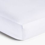 Imperial Rooms Brushed Microfibre Super King Size Fitted Sheets 25 CM Easy Care Soft Bed Sheets Fade Resistant (White)