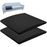 2Pcs Pack High Density Foam Couch Cushion Support & Sofa Support - Repair Pad for Sagging Couches, Curved Structure Pressure Distribution, Trimmable Design for Sectionals Recliners