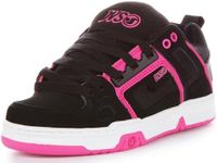 DVS Women's Comanche Skate Shoe, Black Pink White, 7