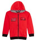 Disney Cars Boys Hooded Jacket 5-6 Years Red