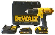 DEWALT DCD776S2 18V 13mm XR Lithium-Ion Cordless Hammer Drill Machine/Driver with 2x1.5 Ah Batteries Included