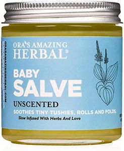 Baby Salve, Diaper Balm, Baby Ointment, Newborn Salve, Natural Baby Care with Calendula (Baby Salve 4 oz)